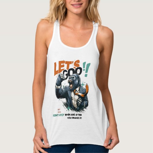 DÉBARDEUR WOMEN'S LET'S GOO LESSONS LEARN TANK TOP (Devant)