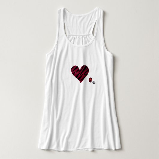 Débardeur Zebra-heart (Design devant)