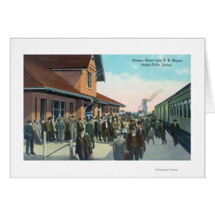 Débarquement des passagers du train