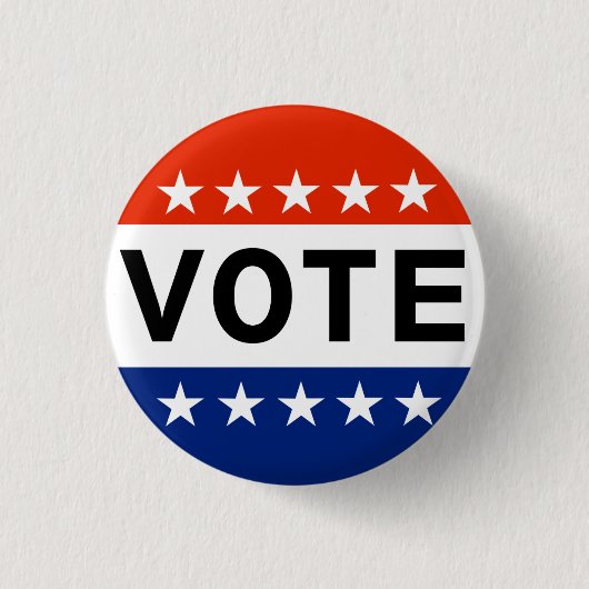 Debat: Amerika Ronde Button 3,2 Cm (Voorkant)