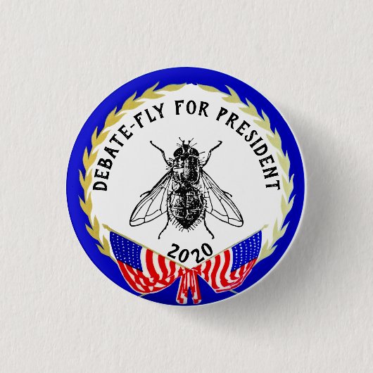 Debat en stemming over President 2020 Ronde Button 3,2 Cm (Voorkant)
