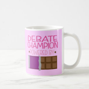 Debat met Champion Chocolate Gift voor haar Koffiemok