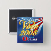 Debat Obama - Campagne Button (Voorkant /achterkant)