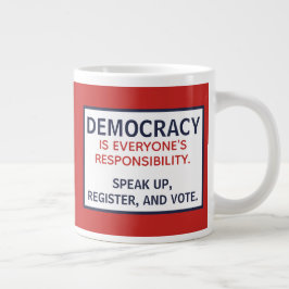 Debat over democratische verantwoordelijkheid extra grote beker