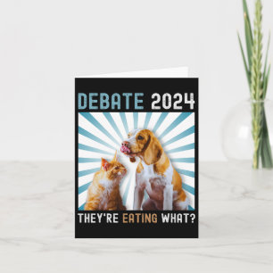 Debat Verkiezing 2024 Huisdieren Hond Kat Ze Eten Kaart