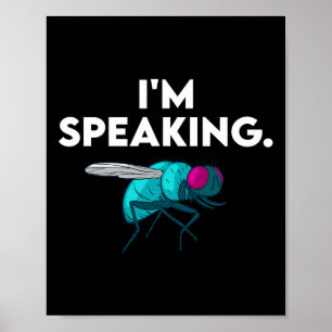 Debat voeren Vlieg Kamala Harris Ik Spreek Poster