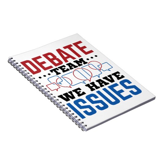 Debate Team we hebben problemen Notitieboek (Rechterzijde)
