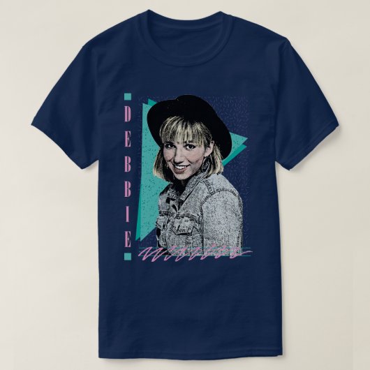 Debbie Gibson 80s Stijlvol Esthetisch Ontwerp 2 T-shirt (Design voorkant)