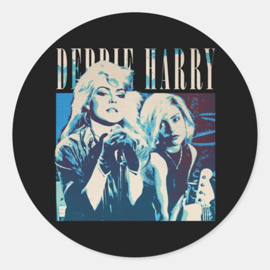 Debbie Harry, Debbie Harry Ronde Sticker (Voorkant)