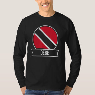 Debe Trinidad en Tobago steden & eilanden vlag T-shirt