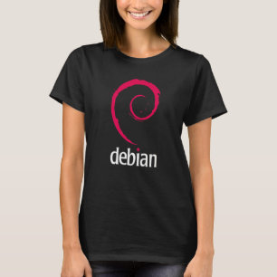 Debian Linux Software Programmers Code T-shirt
