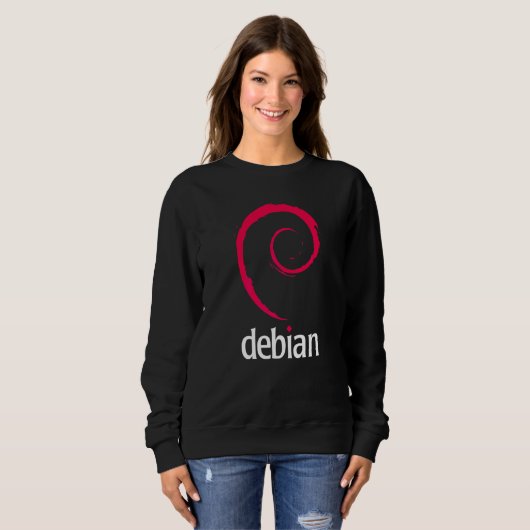 Debian Linux Software Programmeurs Ontwikkelaars Trui (Voorkant volledig)