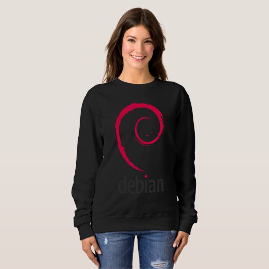 Debian Linux Software Programmeurs Ontwikkelaars Trui (Voorkant volledig)