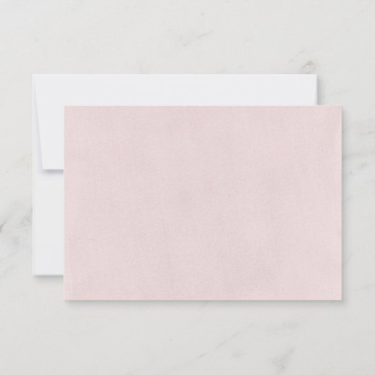 Débonair Blush Rose RSVP (Dos)