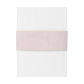 Debonair Blush Roze Bruiloft Uitnodigingen Wikkel (Achterkant Voorbeeld)