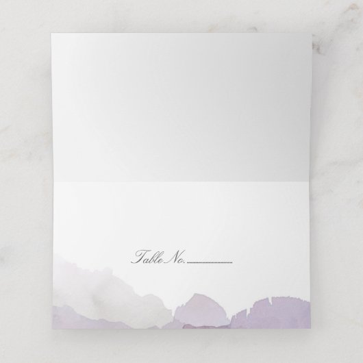 Debonair Lavendel Bruiloft (Binnenkant ongevouwen)