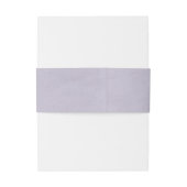 Debonair Lavender Wedding Uitnodigingen Wikkel (Achterkant Voorbeeld)