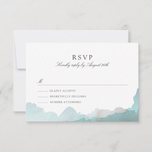 Debonair Turquoise RSVP (Devant)