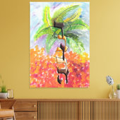 Deborah Canvas Afdruk (Insitu (Woonkamer))