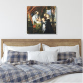 Deborah Kip en haar kinderen Canvas Afdruk (Insitu (Slaapkamer))