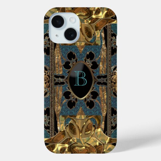 Debourg Blythe Monogram Case-Mate iPhone Case (Achterkant)