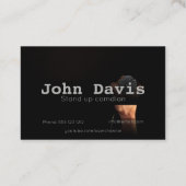 Debout carte de visite comédien (Dos)