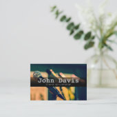 Debout carte de visite comédien (Debout devant)