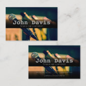 Debout carte de visite comédien (Devant / Derrière)