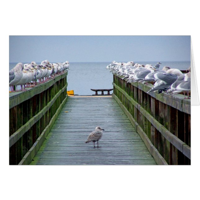Debout dans la foule (Devant horizontal)