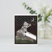 Debout Déjà Skeleton carte postale (Debout devant)