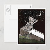 Debout Déjà Skeleton carte postale (Devant / Derrière)