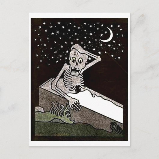 Debout Déjà Skeleton carte postale (Devant)