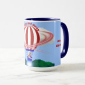 Debout Et Éloigné Joyeux Anniversaire Mug (Devant droit)