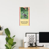 Debout pour ce qui est une bonne affiche (Bureau à domicile)