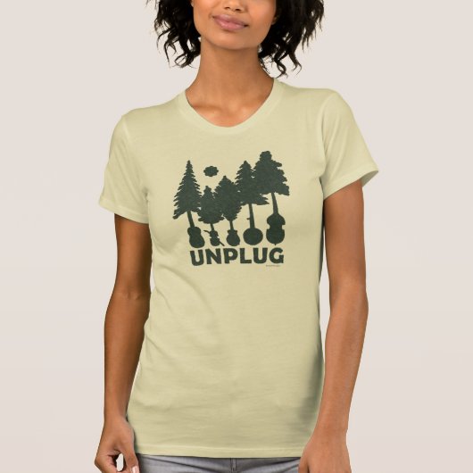 Débranchez - le T-shirt de femme de forêt de (Devant)