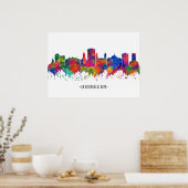 Debrecen Hongarije Skyline Poster (Keuken)
