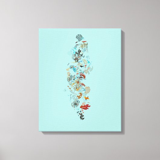 Debris II Canvas Afdruk (Voorkant)