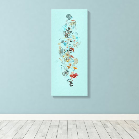 Debris II Canvas Afdruk (Insitu (Houten vloer))