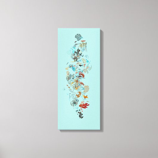 Debris II Canvas Afdruk (Voorkant)