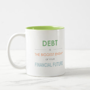 Debt is de grootste vijand Dave Ramsey mok koffie