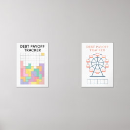 Debt Payoff Tracker Muurkunst Sets