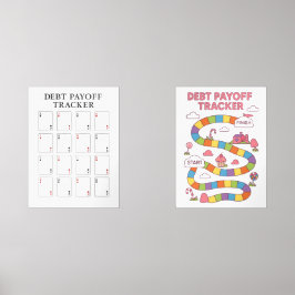 Debt Payoff Tracker Muurkunst Sets