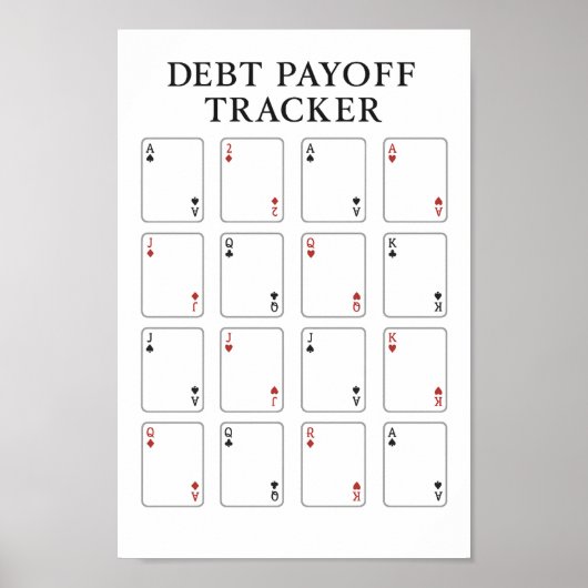 Debt Payoff Tracker Poster (Voorkant)