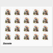 Debug Kat – Ik Debug Mijn Code Niet, Ik Praat Erme Vierkante Sticker (Vel)