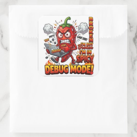 Debug Mode Grappige sticker Programmeur sticker |  (Tas)