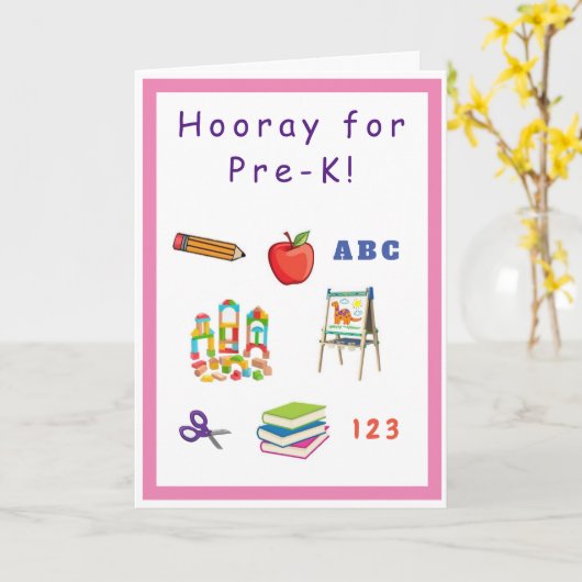 Début de la carte pré-K (Fleur jaune)