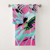 Début de l'impression Abstraite floraison (En situation)