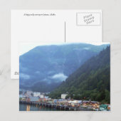Début de soirée en carte postale de Juneau (Devant / Derrière)