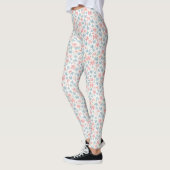 Début des années 1900 Repro Floral Print Leggings (Gauche)