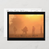 Début du matin à la carte postale PGA (Devant / Derrière)